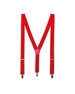 Premier Clip-On broekbeugels (Rood)