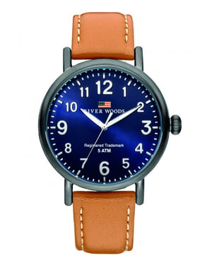 River Woods Sacramento herenhorloge Bruin RW420014