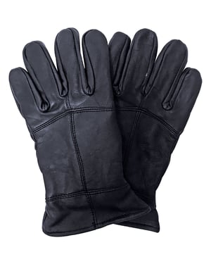 THMO - Winddichte herenhandschoenen van Dunsulate-leer - Zwart