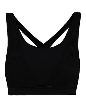 Puma Studio lace Strappy Bra Low Impact Zwart Dames Training Crop Top 656685 01