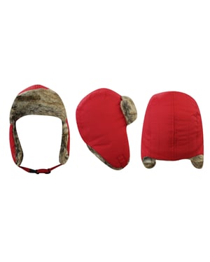 Timberland Unisex Geïsoleerde Trapper muts Rood Winter J1825 625 A162D