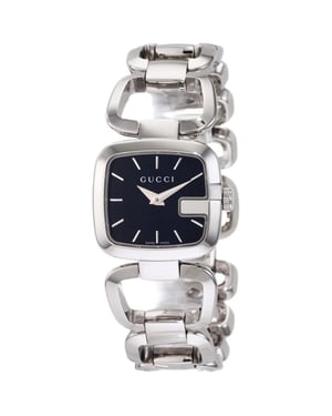 Gucci YA125510 G-Timeless Zwarte Wijzerplaat Dames Horloge