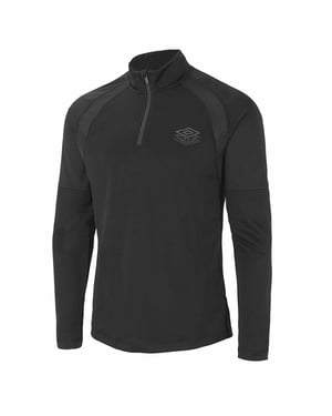 Umbro Graphic Logo Lange Mouw Zwart 1/4 Zip Up Heren PTF Top 65846G KMK