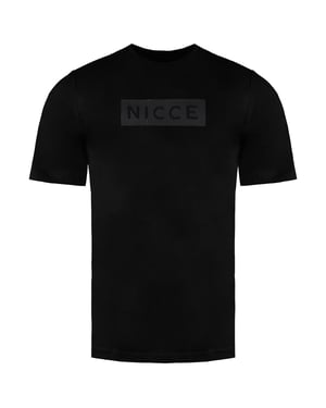 Nicce Korte Mouw Zwart Crew Neck Heren Piek Katoen T-Shirt 0211 K002 0001