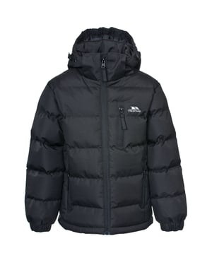 Trespass - Jongens Tuff Padded Winterjas (Zwart)