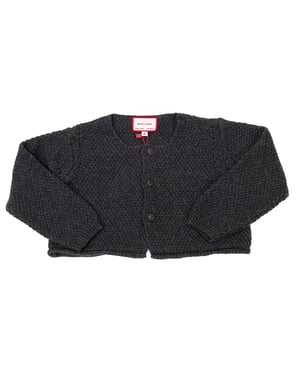 Gebreide baby bolero met lange mouwen 17I11301