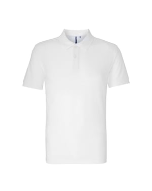 Asquith & Fox Heren Poloshirt met korte mouwen (Wit)