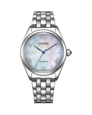 Citizen L Series Dames Zilveren Horloge EM1140-80D