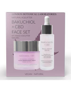 London Botanical Laboratories LBL- CBD + Bakuchiol gezichtsset ( Serum + Vochtinbrenger )