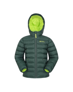 Mountain Warehouse Kinder/Kids Seasons II gewatteerde jas (Kaki Groen)