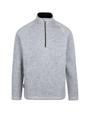 Trespass Heren Corsham Marl Half Zip Fleece Top (Grijs)