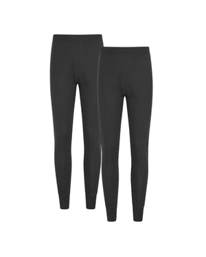 Mountain Warehouse Dames/Dames Talus Thermische Base Layer Legging (Set van 2) (Zwart)