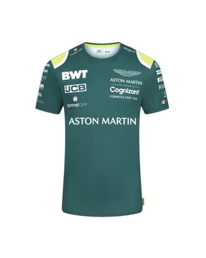 Aston Martin Cognizant F1 Officieel Team Heren Groen T-Shirt