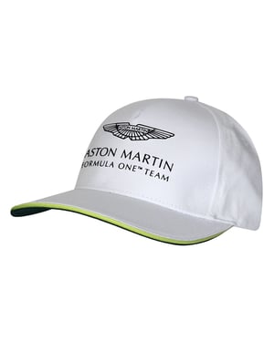 Aston Martin Formule Een Officieel Team Heren Wit Cap