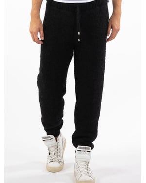 Takeshy Kurosawa broek Boucle Mannen zwart