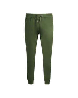 Cavalli Class Print Logo Olijfgroene Sweatpants