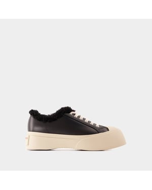 Marni Lace Pablo Sneakers - - Leer - Zwart