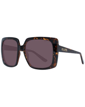 Guess GF6142 52F zwart bruin gradiÃ«nt zonnebril