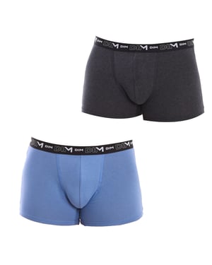 Pack-2 Boxers Katoen Streech ademende stof D6596 heren