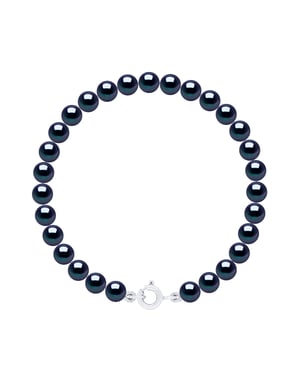 Armband van Echte Cultuur Zoetwaterparels Rond 5-6 mm