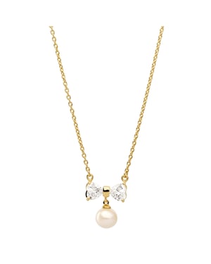 Orphelia 'Sparkle' Dames 925 Sterling Zilveren Ketting met Hanger - Goud ZK-7512