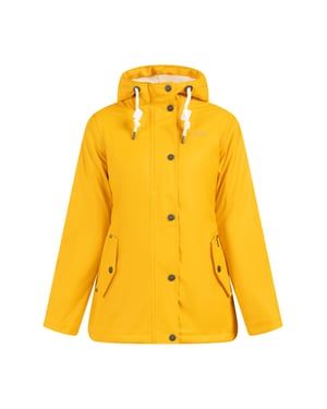 ICEBOUND Regenjas met teddy voering Dames zonnig geel