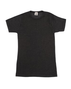 Floso Uniseks Kinderen/Kinderen Thermisch Ondergoed Korte Mouwen T-Shirt/Top (Houtskool)