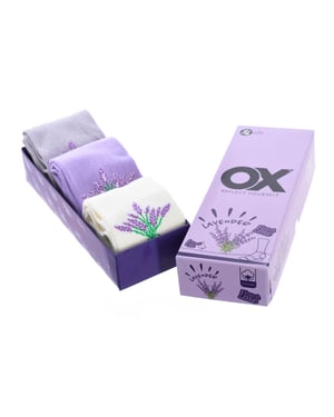 Set van 6 lage sokken OX met frisse geuren