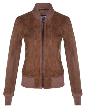 Dames klassiek MA-1 suède bomberjack-Newbury