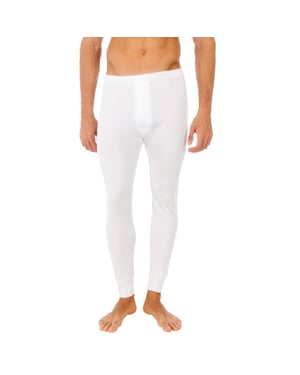 Lange binnenbroek voor heren, model 0878, met opening aan de zijkant. Totaal comfort en warmte.