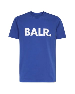 BALR. Tee SS Brand Straight T-Shirt Blauw