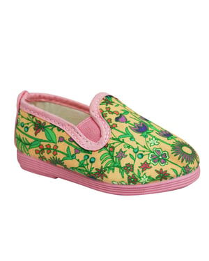 Flossy Style Denia Kids Roze/Groen Plimsolls