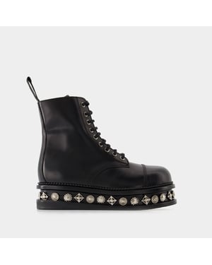 Aj1287 Laarzen - Toga Pulla - Leer - Zwart