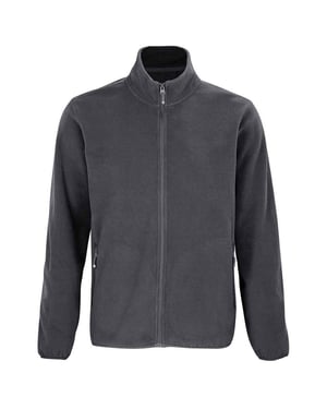 SOLS Heren Factor Gerecycleerd Fleece Jas (Houtskool)