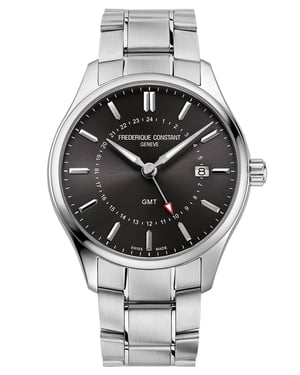 Frédérique Constant  Heren Horloge Zilverkleurig FC-252DGS5B6B