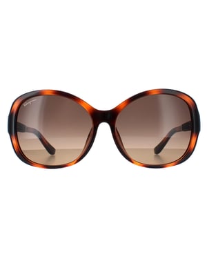 Salvatore Ferragamo SF744SLA 214 tortoise bruin gradiÃ«nt zonnebril