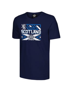 Umbro Schotland De Dapperen Heren Navy T-Shirt