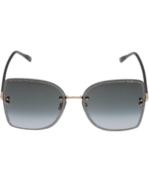 Jimmy Choo Leti 2M2 9O zwarte zonnebril