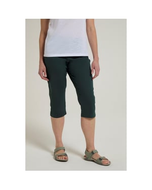 Mountain Warehouse Dames/Dames Kuststretch Capri (Groen)