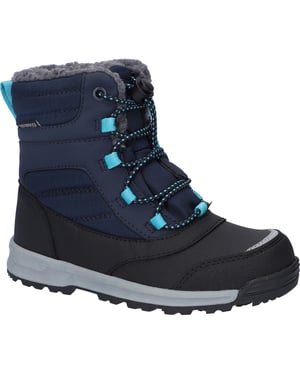 Hi-Tec Leo Nylon Winterlaarzen Voor Kinderen Blauwnachten/Zwart/Pauwblauw Halfhoog