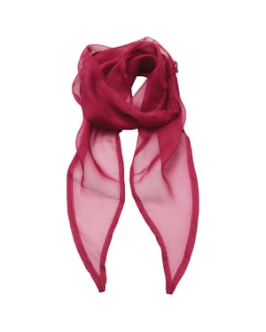 Premier Uniseks sjaal van chiffon in kleuren voor volwassenen (Heet Roze)