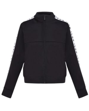 Dsquared2 getapete mouwen Dean Sport Fit zwarte jas