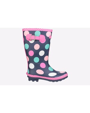 Cotswold Dotty Rubber Multicoloured Wellington Boots
