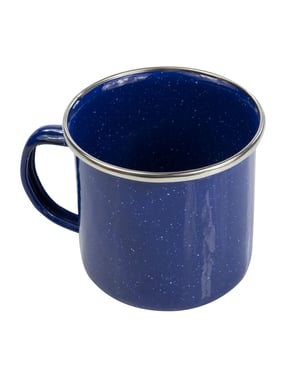 Regatta Groot Buiten 350ml Emaille Mok (Blauw)