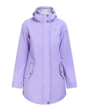 Schmuddelwedda Softshell korte jas Dames lila