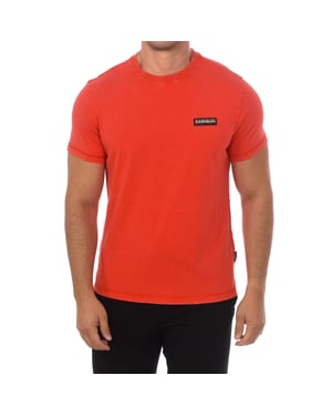 Heren-T-shirt met korte mouwen en ronde hals NP0A4GPE