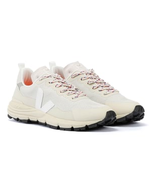Veja Dekkan Polyester Damestrainers Wit/Beige