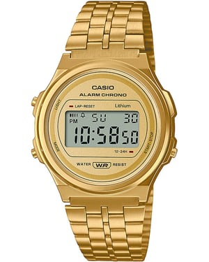Casio Casio Collectie Vintage Dames Gouden Horloge A171WEG-9AEF