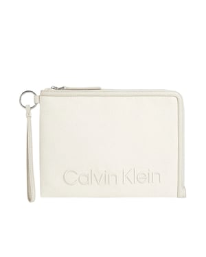Calvin Klein damesportemonnee met reliëflogo