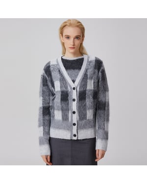 Vest met ruitpatroon
